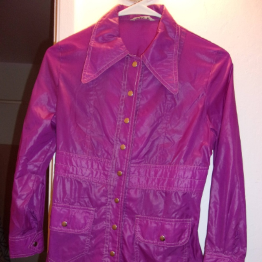 Purple Cire Nylon Womens/Girls size Medium Jacket